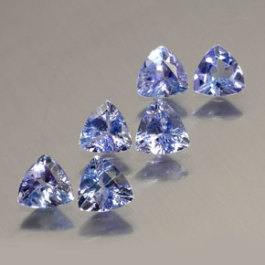 Pedras preciosas de tanzanita azul natural de  ct, trillion, VS