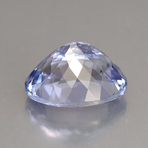 Tanzanita azul natural 3,14ct, corte oval, VVS-VS