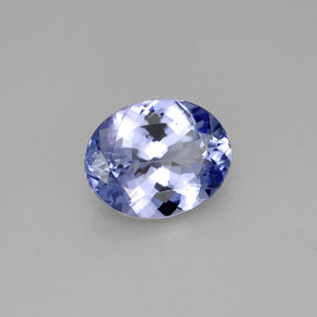 Tanzanita Violeta Azul Natural 2.43ct, Corte Oval, VVS-VS