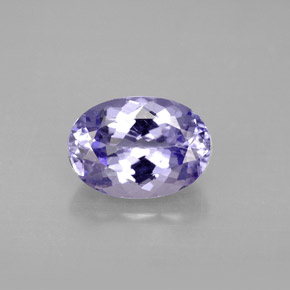 Tanzanita violeta natural 2,46ct, corte oval, VS