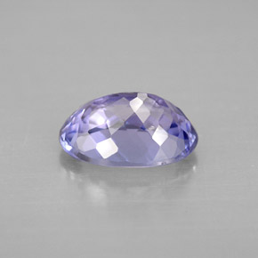 Tanzanita violeta natural 2,46ct, corte oval, VS