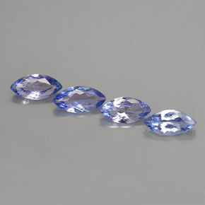 Pedras preciosas de tanzanita azul natural de  ct, marquise, VS