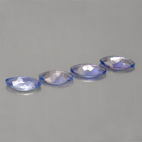 Pedras preciosas de tanzanita azul natural de  ct, marquise, VS