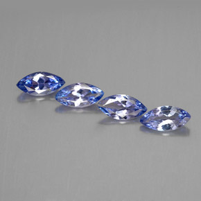 Pedras preciosas de tanzanita azul natural de  ct, marquise, VVS-VS