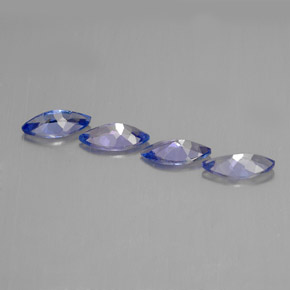 Pedras preciosas de tanzanita azul natural de  ct, marquise, VVS-VS