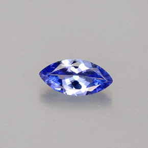 Tanzanita azul natural 0,39ct, marquise, VVS-VS