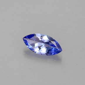 Tanzanita azul natural 0,39ct, marquise, VVS-VS
