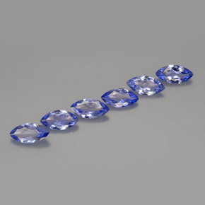 Pedras preciosas de tanzanita violeta natural de  ct, marquise, VVS-VS