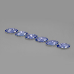 Pedras preciosas de tanzanita violeta natural de  ct, marquise, VVS-VS