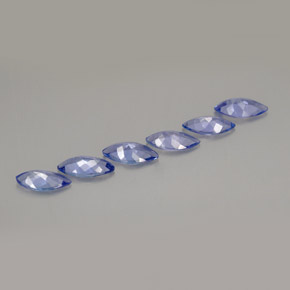 Pedras preciosas de Tanzanita Violeta azulado natural de  ct, Marquesa, VVS-VS