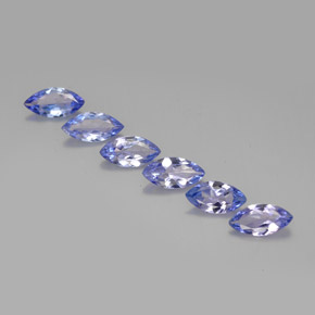 Pedras preciosas de tanzanita azul natural de 1,89 ct, marquise, VVS-VS