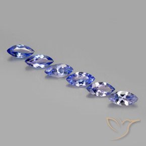 1.90ctw Natural Azul Violeta Intenso Tanzanita, Marquesa, VVS-VS