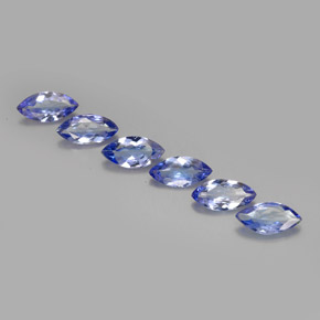 Pedras preciosas de tanzanita violeta natural de  ct, marquise, VVS-VS