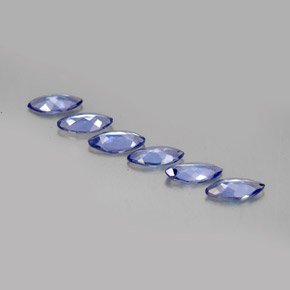 Pedras preciosas de tanzanita violeta natural de  ct, marquise, VVS-VS