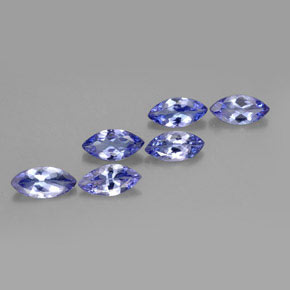 Pedras preciosas de tanzanita violeta natural de  ct, marquise, VVS-VS