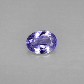 Tanzanita Violeta azulado Natural 1.05ct, Corte Oval, VVS-VS