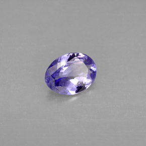 Tanzanita Violeta azulado Natural 1.05ct, Corte Oval, VVS-VS