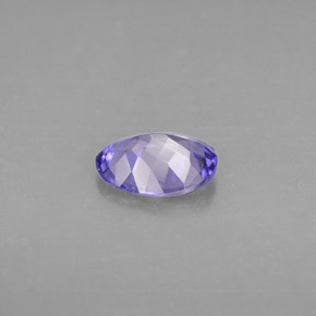 Tanzanita Violeta azulado Natural 1.05ct, Corte Oval, VVS-VS
