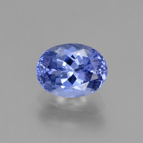 Tanzanita azul natural 1,45ct, corte oval, VS