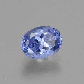 Tanzanita azul natural 1,45ct, corte oval, VS