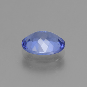 Tanzanita azul natural 1,32ct, corte oval, VVS-VS