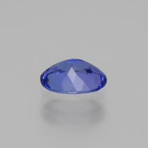 Tanzanita azul natural 1,30ct, corte oval, VS