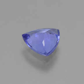 Tanzanita azul natural 1,19ct, trillion, VVS-VS