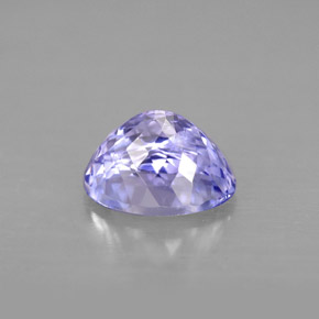 Tanzanita violeta natural 2,00ct, corte oval, VVS-VS