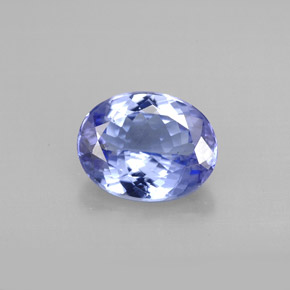 Tanzanita violeta natural 2,14ct, corte oval, VVS-VS