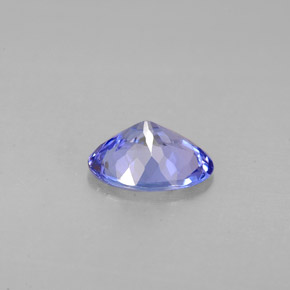 Tanzanita azul natural 1,00ct, corte oval, VVS-VS