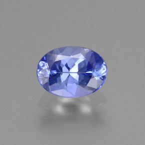 Tanzanita azul natural 1,12ct, corte oval, VVS-VS