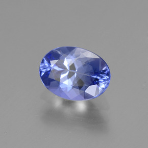 Tanzanita azul natural 1,12ct, corte oval, VVS-VS