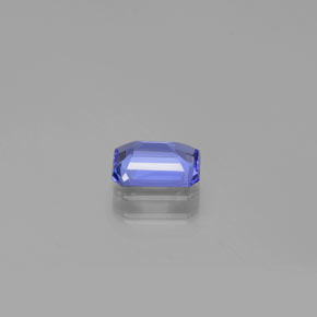 Tanzanita azul natural 0,87ct, corte esmeralda, VVS-VS