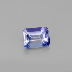 Tanzanita azul natural 1,03ct, corte esmeralda, VVS-VS