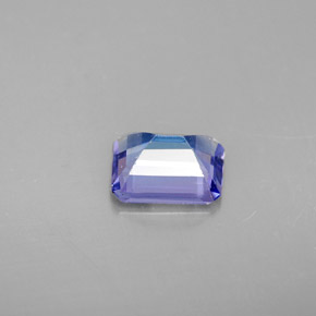 Tanzanita azul natural 1,03ct, corte esmeralda, VVS-VS