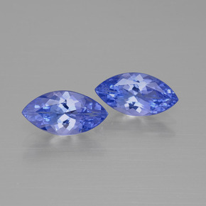 Pedras preciosas de tanzanita azul natural de  ct, marquise, VVS
