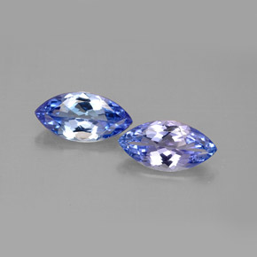 Pedras preciosas de tanzanita azul natural de  ct, marquise, VVS
