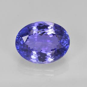 Tanzanita azul natural 6,26ct, corte oval, VVS