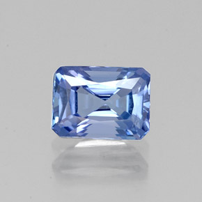 Tanzanita azul natural 1,21ct, corte esmeralda, VVS-VS