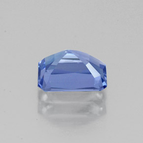 Tanzanita azul natural 1,21ct, corte esmeralda, VVS-VS