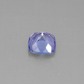 Tanzanita azul natural 1,11ct, almofada cortada, VVS