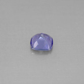 Tanzanita azul natural 0,96ct, almofada cortada, VVS