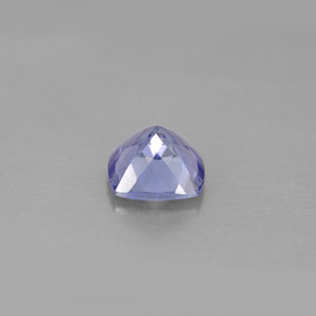 Tanzanita azul natural 1,10ct, almofada cortada, VVS