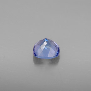 Tanzanita azul natural 1,07ct, almofada cortada, VVS