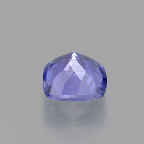 Tanzanita azul natural 0,93ct, almofada cortada, VVS