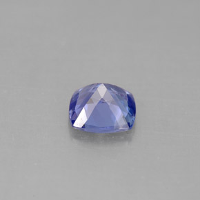 Tanzanita azul natural 0,92ct, almofada cortada, VVS