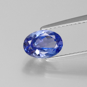 Tanzanita azul natural 1,10ct, corte oval, VS