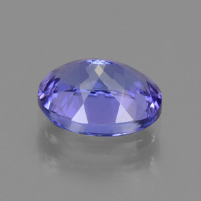 Tanzanita violeta natural 1,48ct, corte oval, VVS-VS