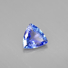 Tanzanita azul natural 1,09ct, trillion, VVS-VS