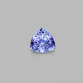 Tanzanita azul natural 1,24ct, trillion, VVS-VS
